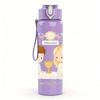 1PC Two Kids Communion Ceremony Line 750ml Color Plastic Sports Water Bottle Leakproof Flip Straw Lid Suitable for Sports Office Home Use