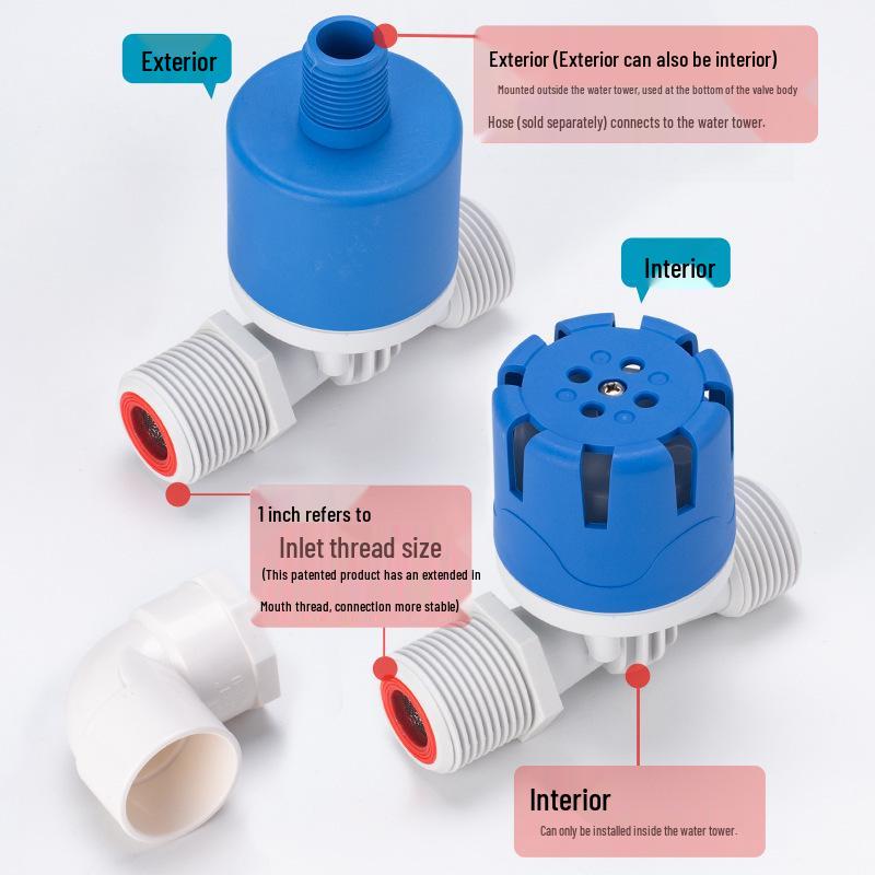 Anti-Overflow Plastic Float Valve - Kitchen Faucet Water Stop