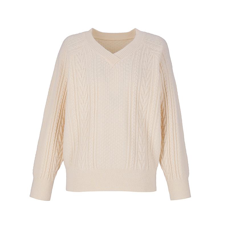 SOUP V-Neck Long-Sleeve Knit (Szalk85)