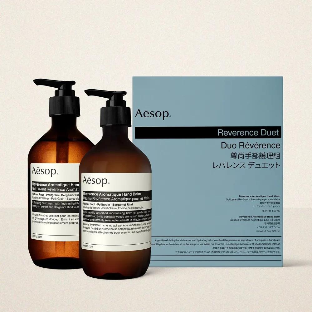 

[Aesop] Reverence Duet (Hand Wash 500ml & Hand Cream 500ml)