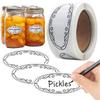 150Pcs/Roll Oval Food Storage Stickers Bottle Labels for Fridge&Freezer Storage Organizer