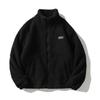 Korean Style Trendy Loose Lambswool Men's Casual Winter Jacket with Zipper