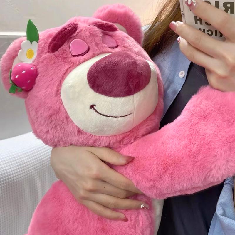 Strawberry Bear Plush Toy - Hugging Doll Gift for Qixi Festival