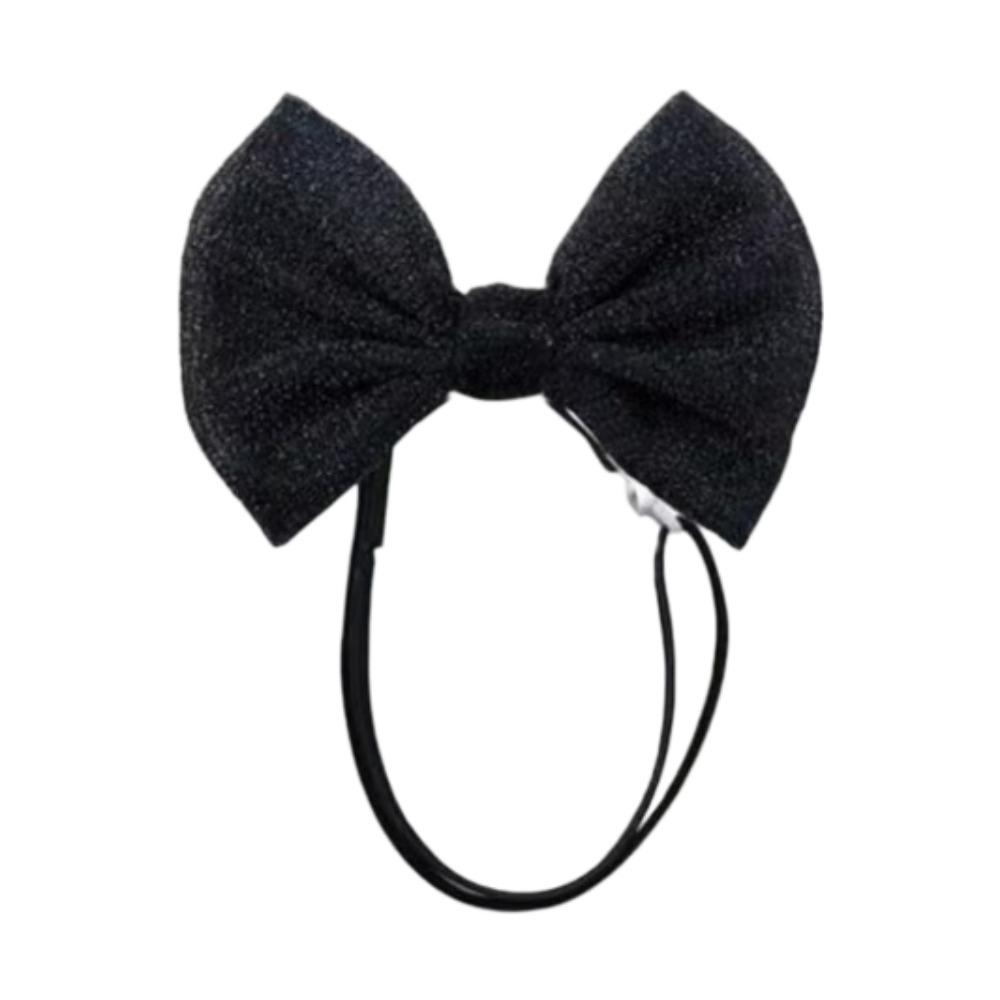 

Hair Band Dog Hair Bow Headbands Colorful Pet Costumes Easy Wear Pet Hair Bows for Puppy чёрный