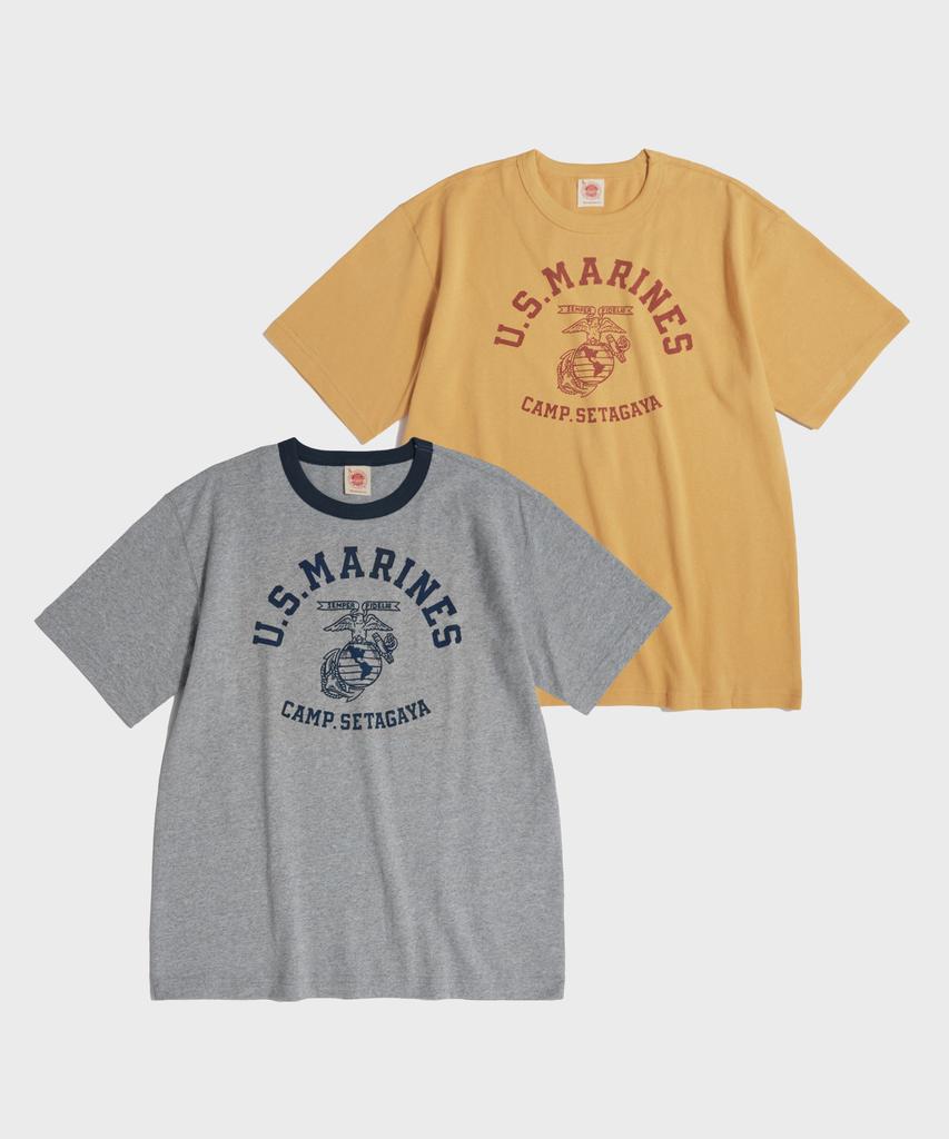 Beulonseun 1970er US Marine T-Shirt Gelb