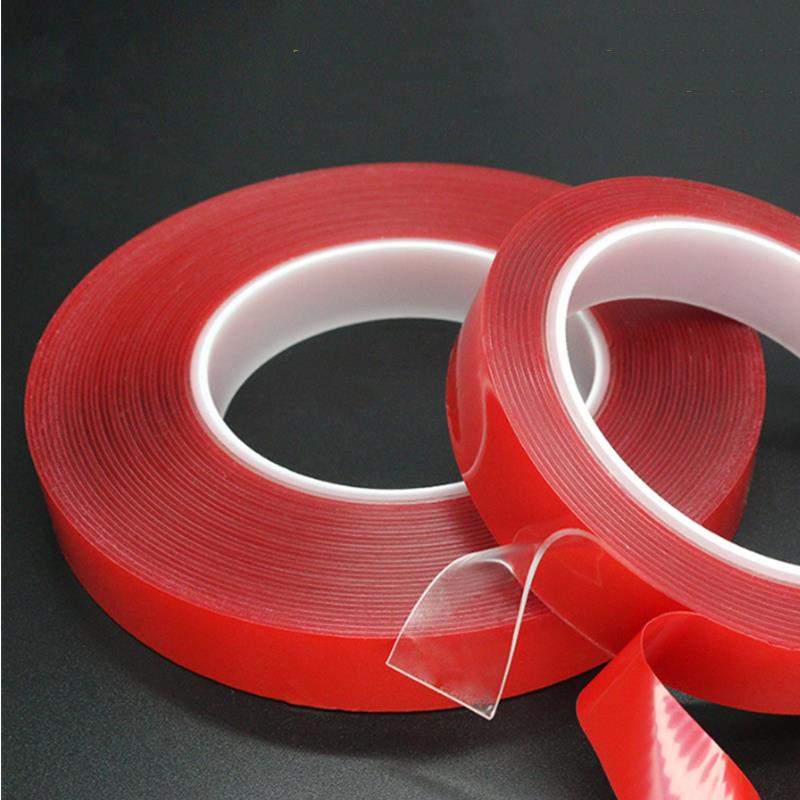 Bardzo Mocna Taśma Dwustronna Akrylowa Przezroczysta Taśmy Bez Śladów Mocna Taśma Klejąca do Domu Biura Samochodu Naklejki Mocujące