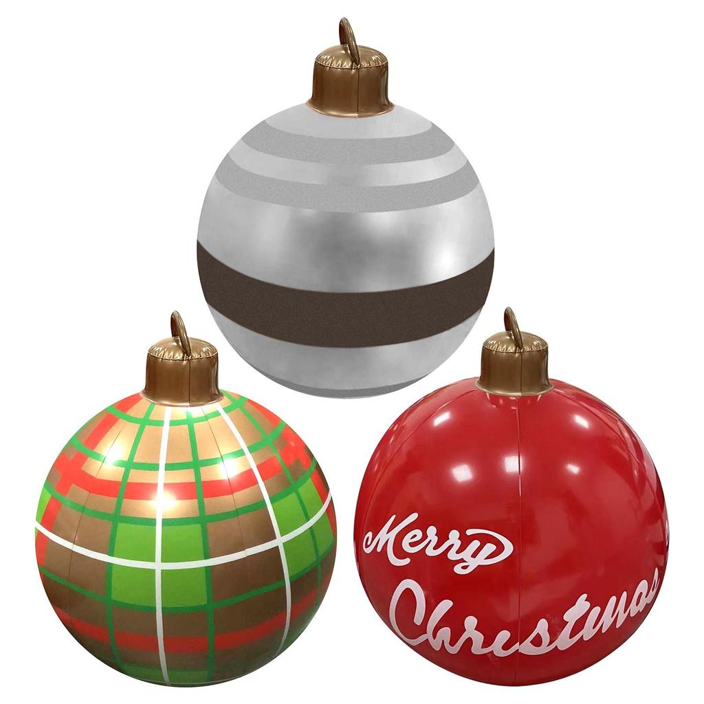 Buy Christmas PVC Inflatable Decorated Ball Giant Ornaments at