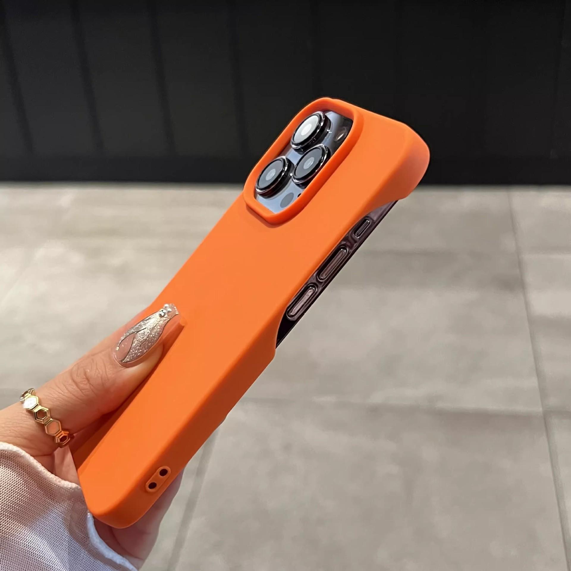 

Простой однотонный чехол без бортиков для мобильного телефона IPhone16promax из жидкого силикона Apple 15 мягкий чехол с защитой от падений iPhone12pro