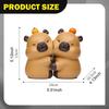 2x Capybara Statues Book Supports Bookends Collectible Art Crafts Cute Holders Decorative