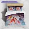 3-teiliges Bettbezug-Set (1 * Bettbezug + 2 * Kissenbezug, ohne Kern),Mighty Morphin Power Rangers Druck Bettwäsche Set, Schlafzimmer Dekoration, Ganzjahres, Geburtstag