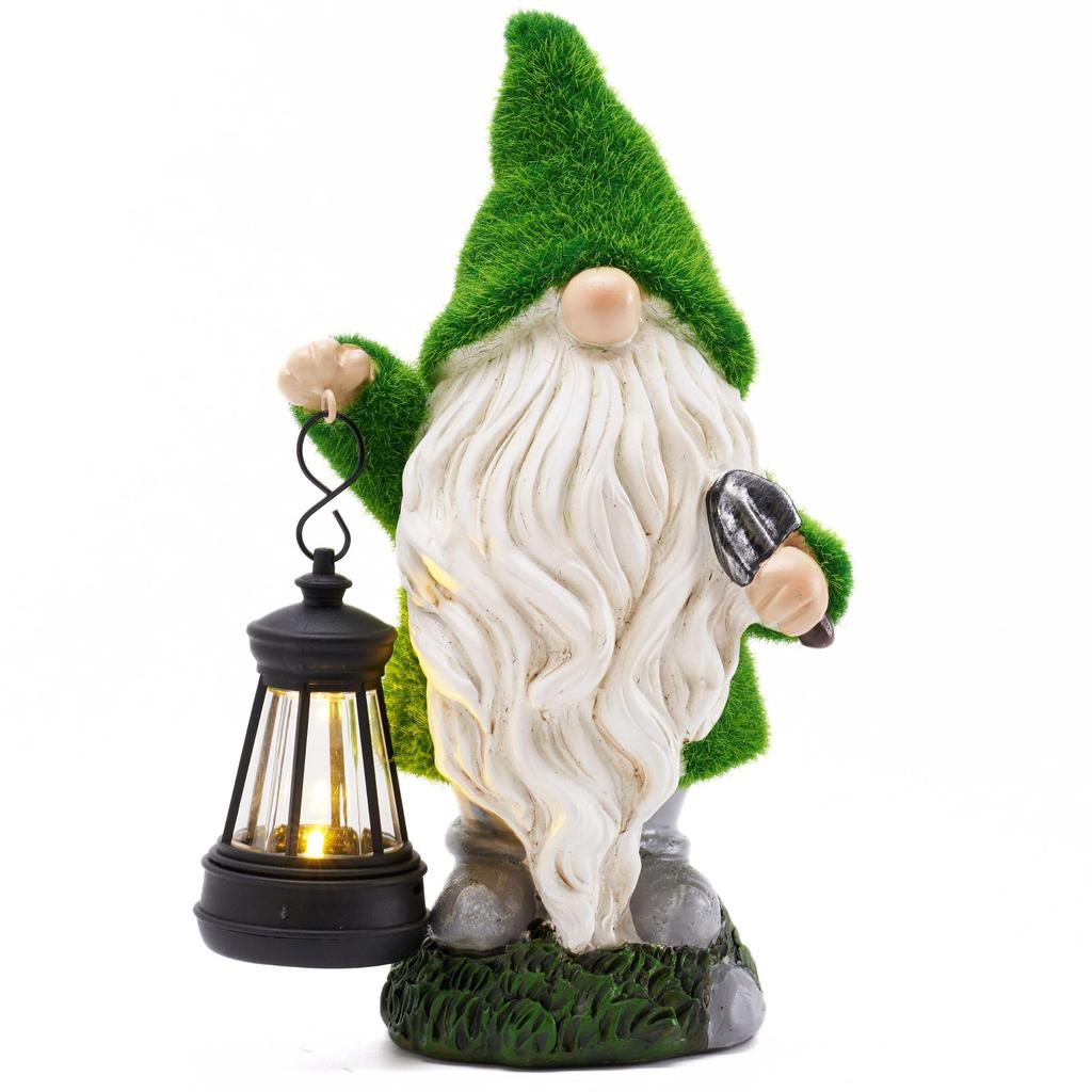 Valery Madelyn Solar Garden Earth Gardening Interior Garden Outdoor No Batteries 20cm Light, Outdoor, Waterproof, Gnome, Fairy, Accessory, Ornament,