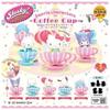Sanrio Characters Coffee Cup Stripe x Complete Set of Gachapon Capsule Toy Shaky! 5,