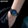 SANDA Waterproof Quartz Wristwatch - Simple, Lightweight, Versatile, Korean-Style for Students, Men, Women, and Children.