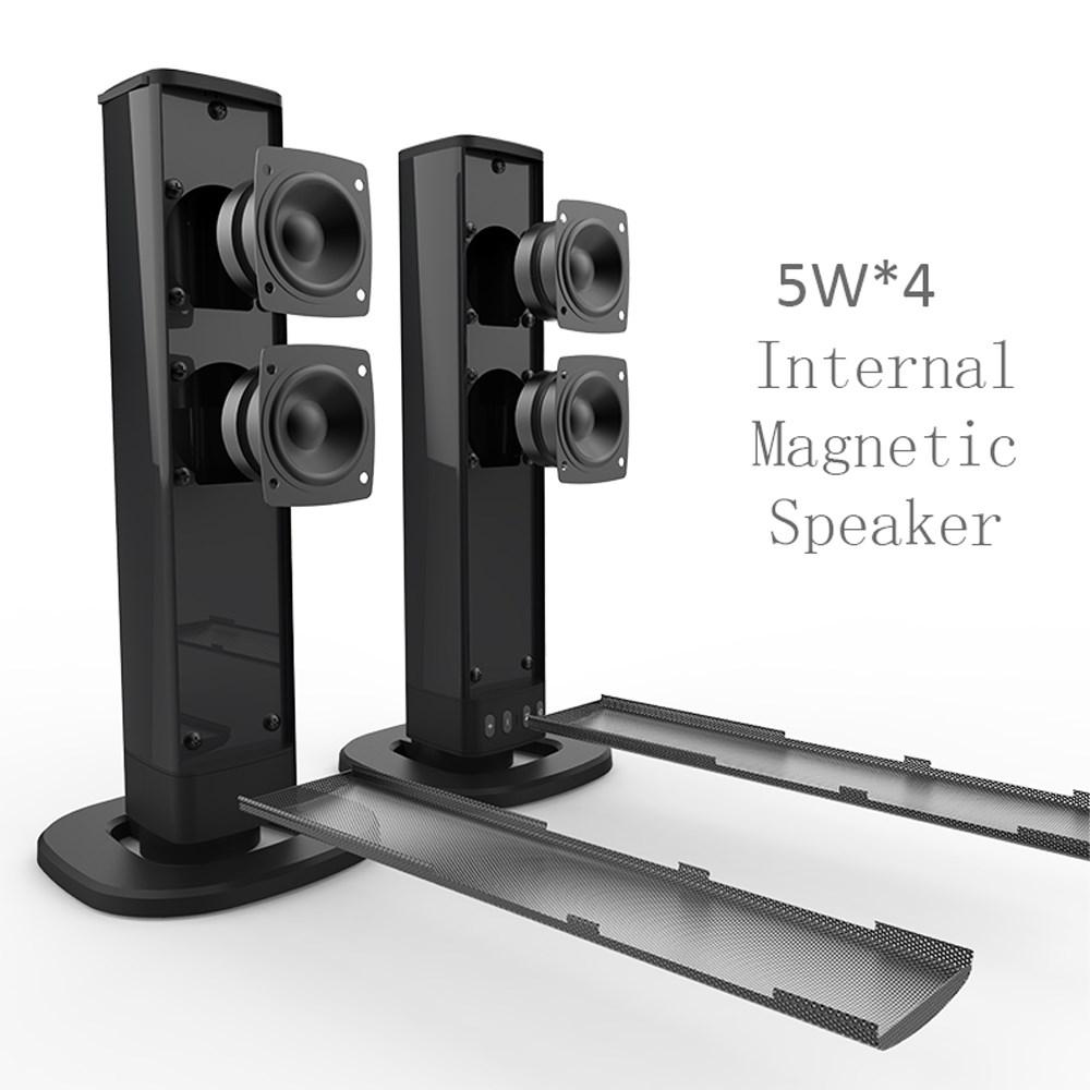 Portable Soundbar, Detachable Surround Sound Speaker for TV, Home Audio Sound Bars with Subwoofer, Home Theater Sound System