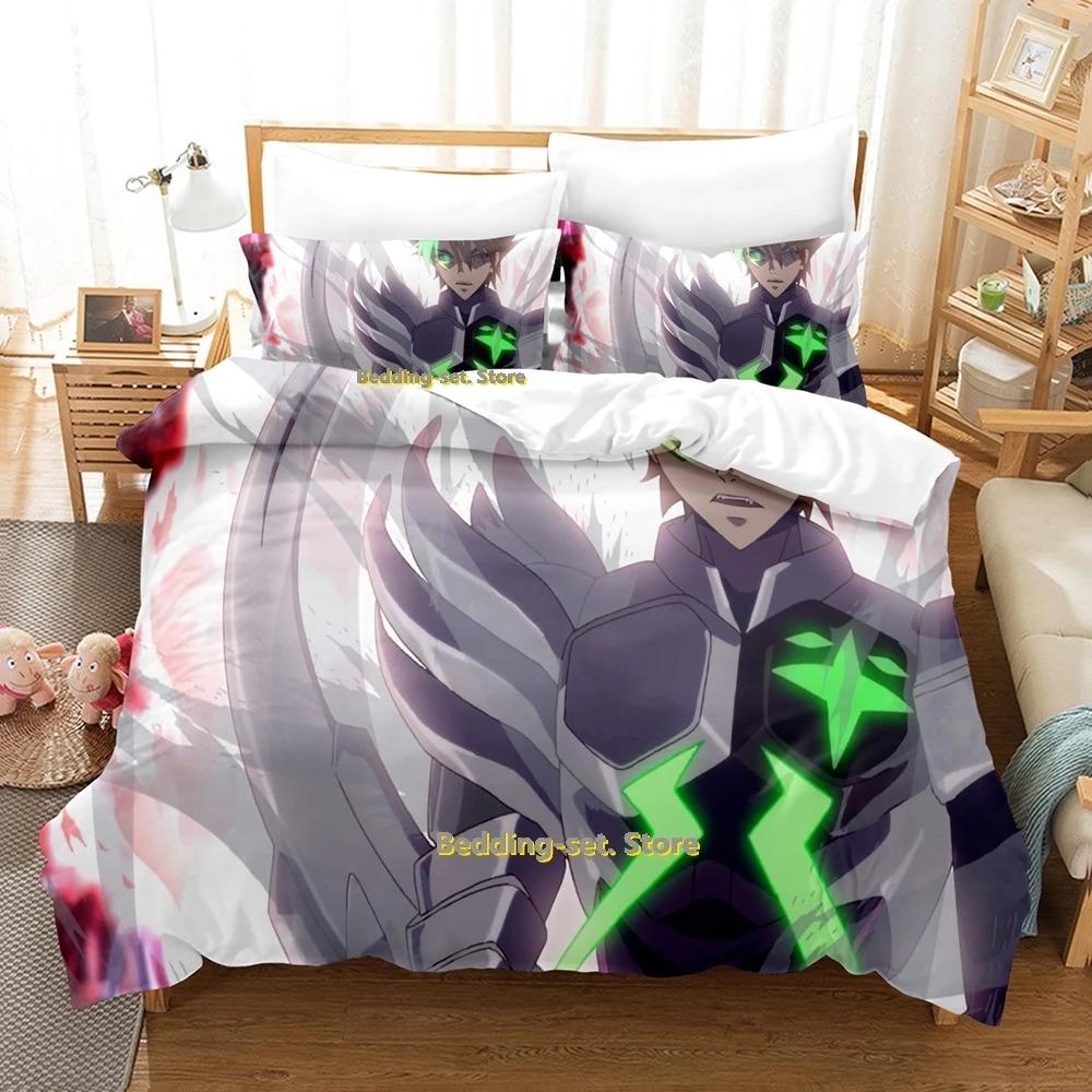 შინმაი მაოუ ნო ტესტამენტი საწოლის თეთრეულის კომპლექტი ერთადგილიანი ტყუპი სრული დედოფლის მეფის ზომის საწოლის კომპლექტი ზრდასრული ბავშვის საძინებლის საბნის პირსაცმელი კომპლექტები ანიმე ზეწარი