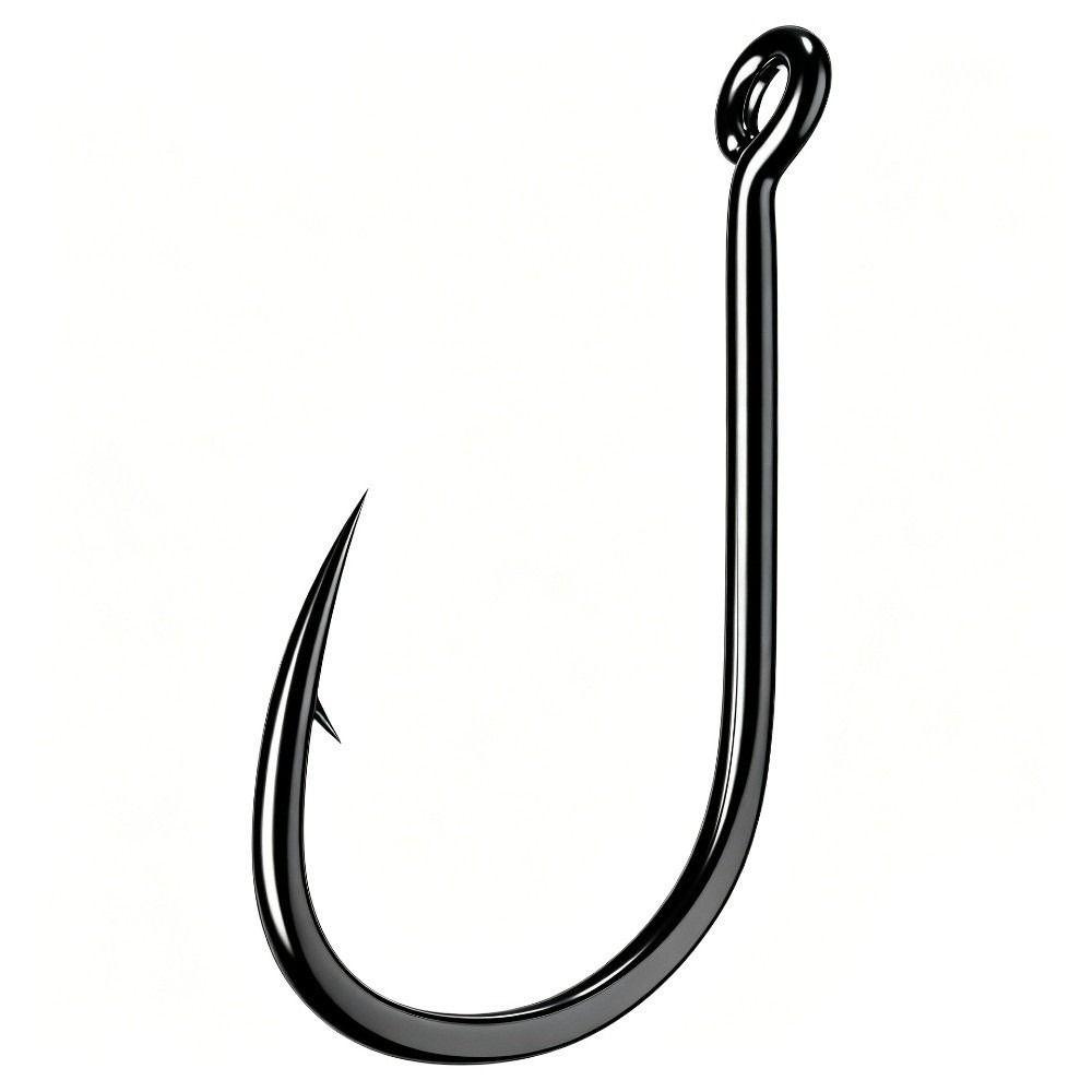 100pcs Sharp Fishing Hook 100Pcs Carp Hook Strong Ringed Eye Hook  Saltwater