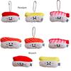 Authentic Salmon And Sweet Shrimp Sushi Plush Pendant Pin Cute And Funny Cartoon Food Hanging Decoration Gift Sushi Pendant)