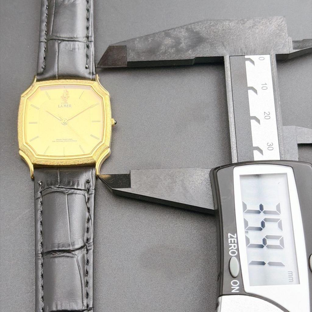 Used [Rare/Beautiful] Old Citizen Club La Mer Tank Quartz Men's Watch