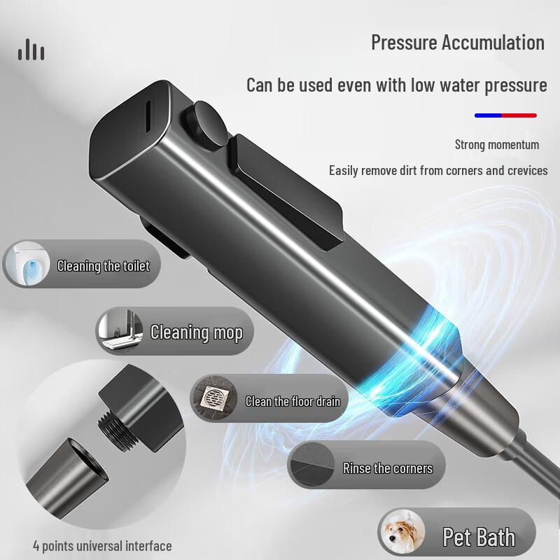 ARROW Pressurized Toilet Bidet Sprayer Set