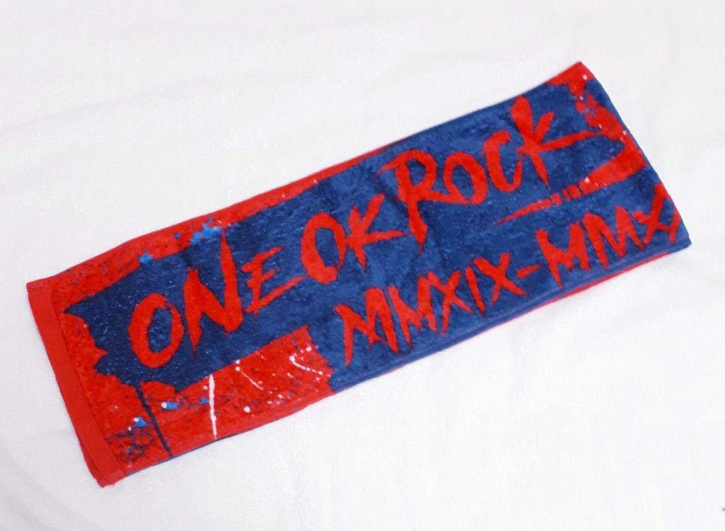 ONE OK ROCK 2019-2020 "Eye of the Storm" JAPAN Tour Official Merchandise Muffler Towel/RED