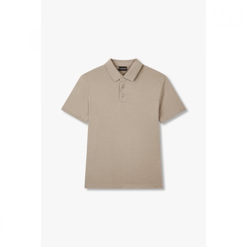 Emporio Armani Men S Repeat Logo Polo Shirt A515126059 L