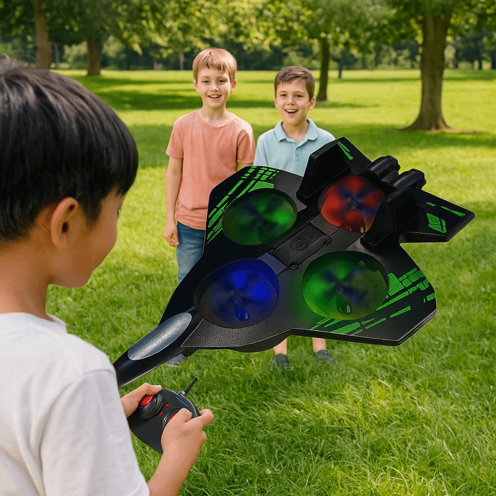 Gravity Sensing Remote Control Foam Fighter Rechargeable RC Hobby Jet Plane  Home Decor