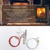LPG Propane Gas Fryer Thermostat PilotsBurner Assembly for LPG8414 PP225 14D0477
