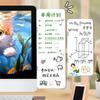 Rewritable Message Memo Board Magnetic Daily Reminder Desktop Notepad Computer Screen Side Using Magnetic Whiteboard