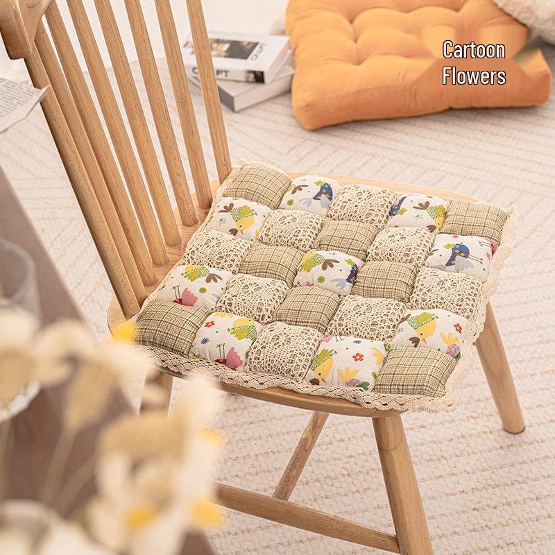 Lace Non-Slip Chair Cushion Pad for Dining and Living Room