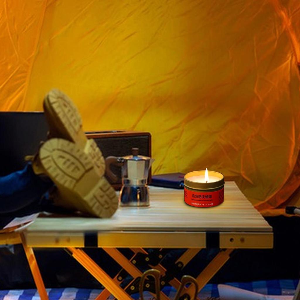 Long Burning Candles Emergency Candles 30 Hour Tea Light In Flat Container Windproof Long Burning Food Warmer Tea Light Candle