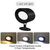 USB Rechargeable Magnetic LED Wall Light - Dimmable with Remote and Touch Control for Indoor Bedroom Decor and Reading