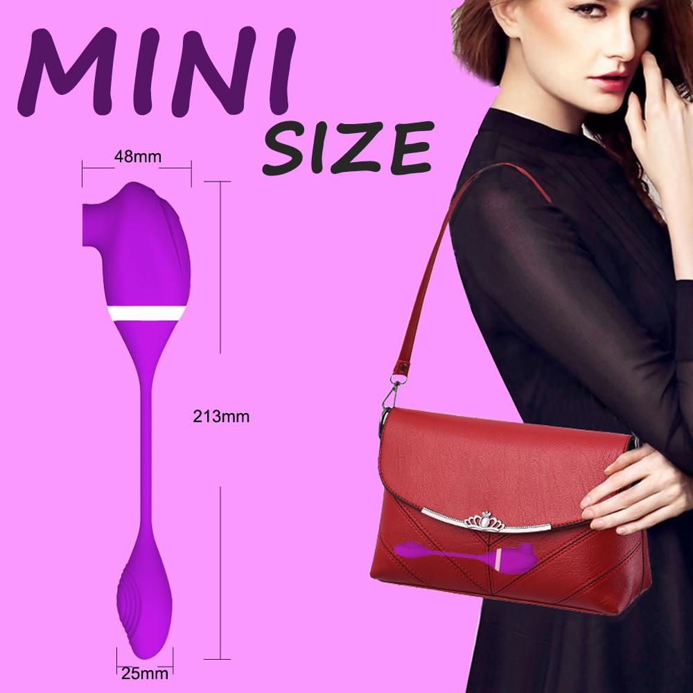2 In 1 Clitoris Sucking Vibrator for Women Vibrating Egg Licking Oral Clit Vacuum Stimulator Female Goods Sex Toys for Adults