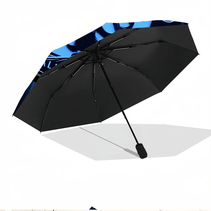 Parasol z nadrukiem Chelsea F.C. Automatyczne otwieranie i zamykanie, Przenośny składany parasol, na zewnątrz, do dojazdów, na wycieczkę kempingową, Idealny prezent urodzinowy