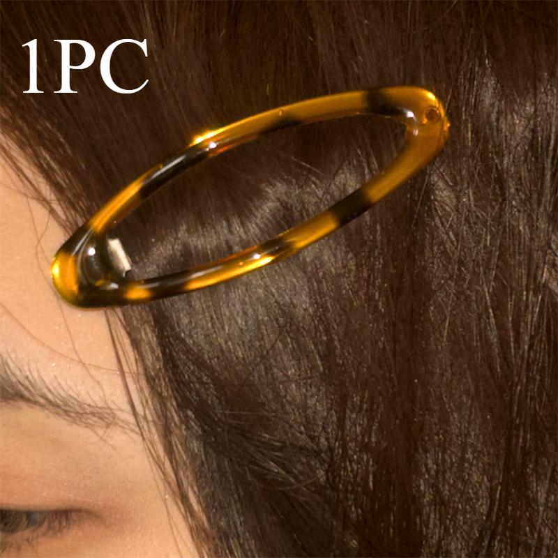 

1/2 шт. Винтажные аксессуары Леопардовый принт Клей Овальные заколки для волос Милый корейский шарм Заколка для волос BB Y2K Женские украшения Y2K Аксессуары для волос 1PCS