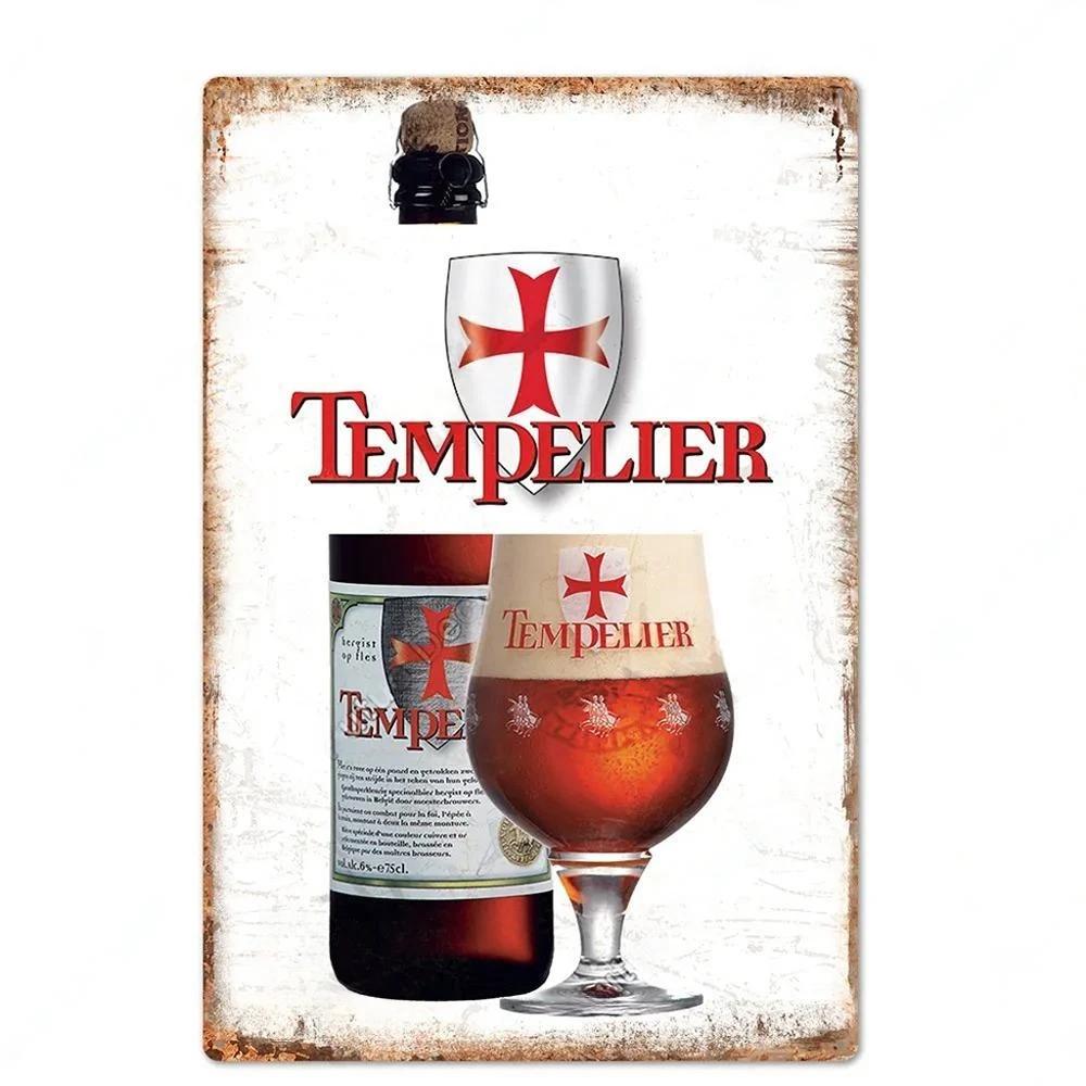 Vintage Beer Brand Sign Metal Tin Plaque Metal Poster Decorative Plaque Home Decor Man Cave Bar Pub Workshop Wall Decoration