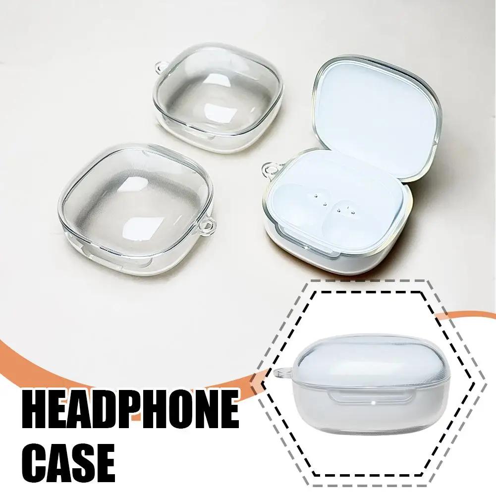 For Redmi Buds 6 Play Clear Protective Case Transparent Covers Headphone Dustproof Scratch Resistant Case