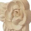 20 Stück Dekorative Holz Rosenblume Geschnitzte Applikationen Eck-Onlay 3,15 x 3,15 Zoll DIY Unbemaltes Holzgeschnitztes Eckdekor für Möbeldekoration