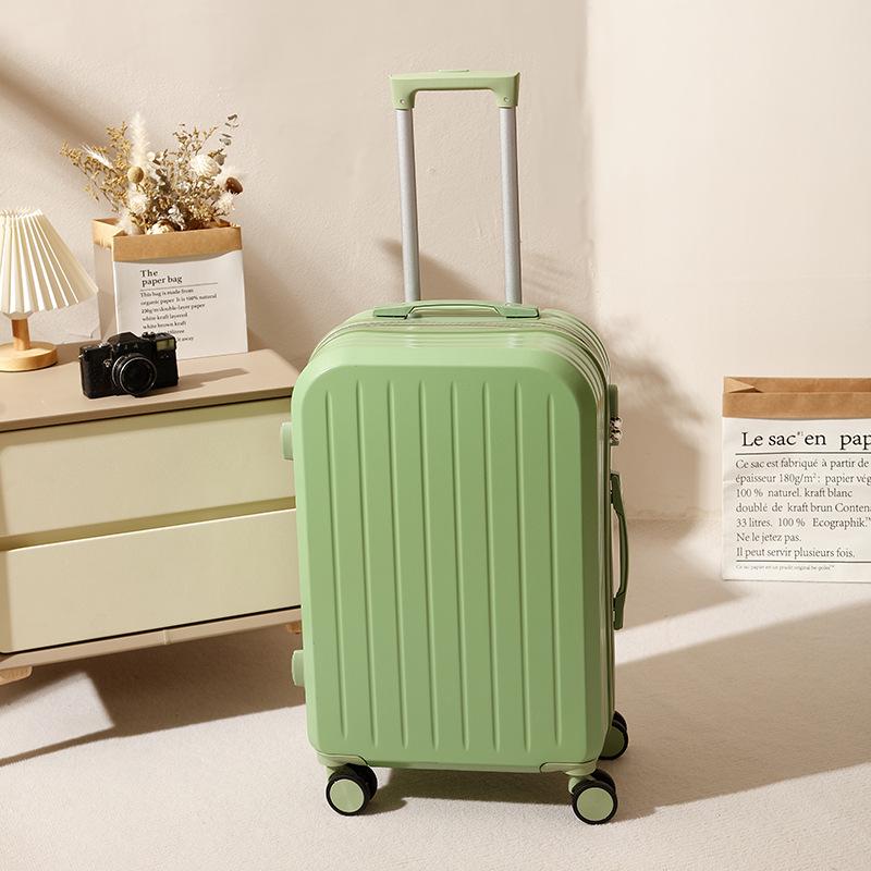 20-Inch Multifunctional Carry-On Suitcase with Logo Option - Fresh Design for Women, Students, and Men with 24-Inch Version and Combination Lock.