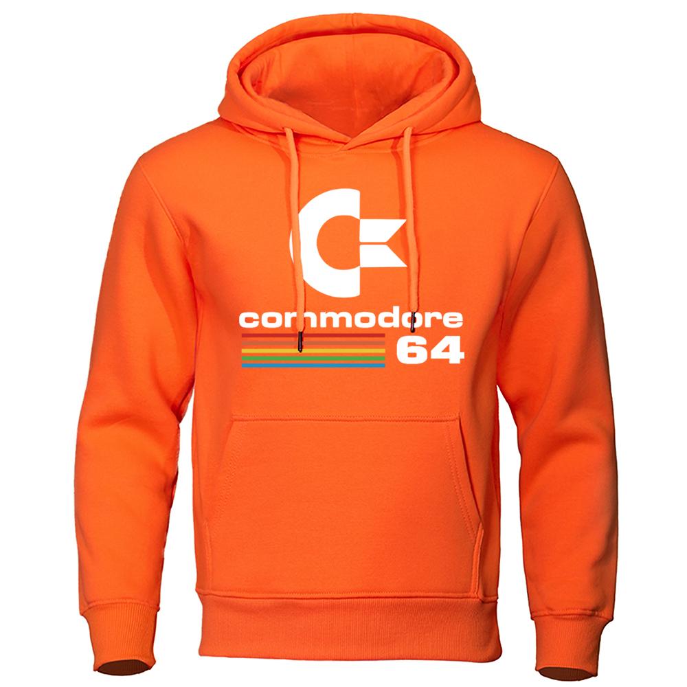 2025Comfortable Men Long sleeve HoodiesTracksuit Autumn Winter Male Hoodie Sweatshirts Commodore 64 Cool Clothing Street Hooded