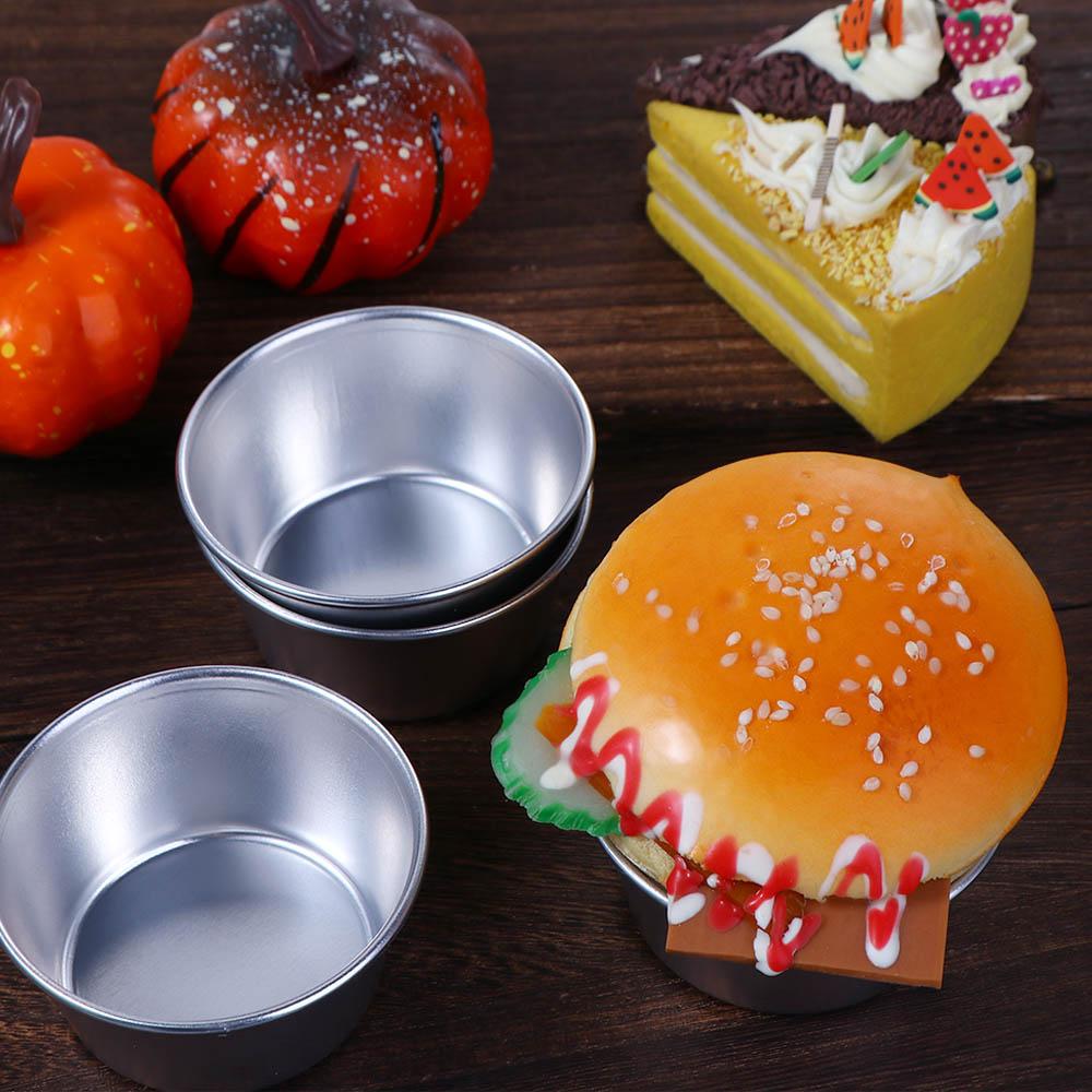 Cookie Bakeware Tumblers Aluminum Zinc Zinc Alloy Round Pudding Mould Baking Tool Egg Tart Mold Muffin Cup