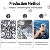 Pearl painting kit cute otter DIY home decoration painting