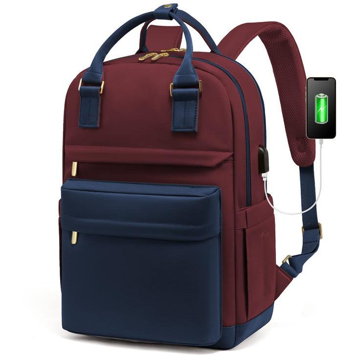 Cross Border Backpack for Women, Large Capacity Multifunctional Luggage Bag, Short Distance Business Travel Backpack, Computer H