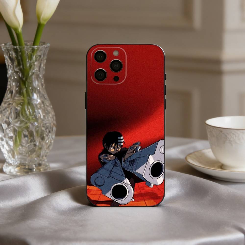 

Аниме P-страстный S-Душа-L E-Пожиратель-R Чехол для телефона для iPhone 17pro,16,15,14,13,12,11 Plus,Pro Max,XS,Мягкий силиконовый черный чехол iPhone15promax