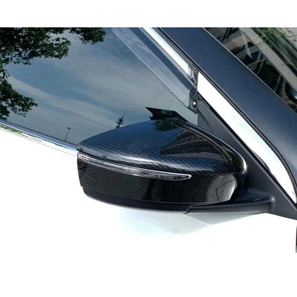 For Nissan Kicks Lannia BlueBird 2015-2025 Car Rearview Side Mirror Cover Wing Cap Exterior Sticker Door Rear View Case Trim ABS