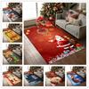 3D Santa Claus Entrance Door Mat Christmas Carpets for Living Room Decoration Non Slip Home Bathroom Kitchen Floor Rug Decor