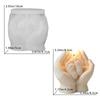 Hand Hold Infant Feet Silicone Mold Food Grade Silicone For Epoxy Resin Making Candle Soap And Baby Showers Decoration
