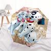 101 Dalmatians Automatic Open/CloseCartoon Umbrella-CuteUmbrella with Cute Design, Portable 3-Fold Compact Umbrella for Men & Women, Valenti