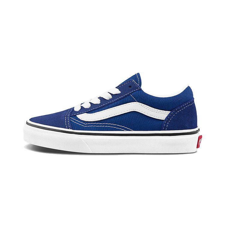 Vans Canvas Low top Kids' Skateboarding Shoes Blue Children Aged 3 7 Years Old VN0A4BUU2JO