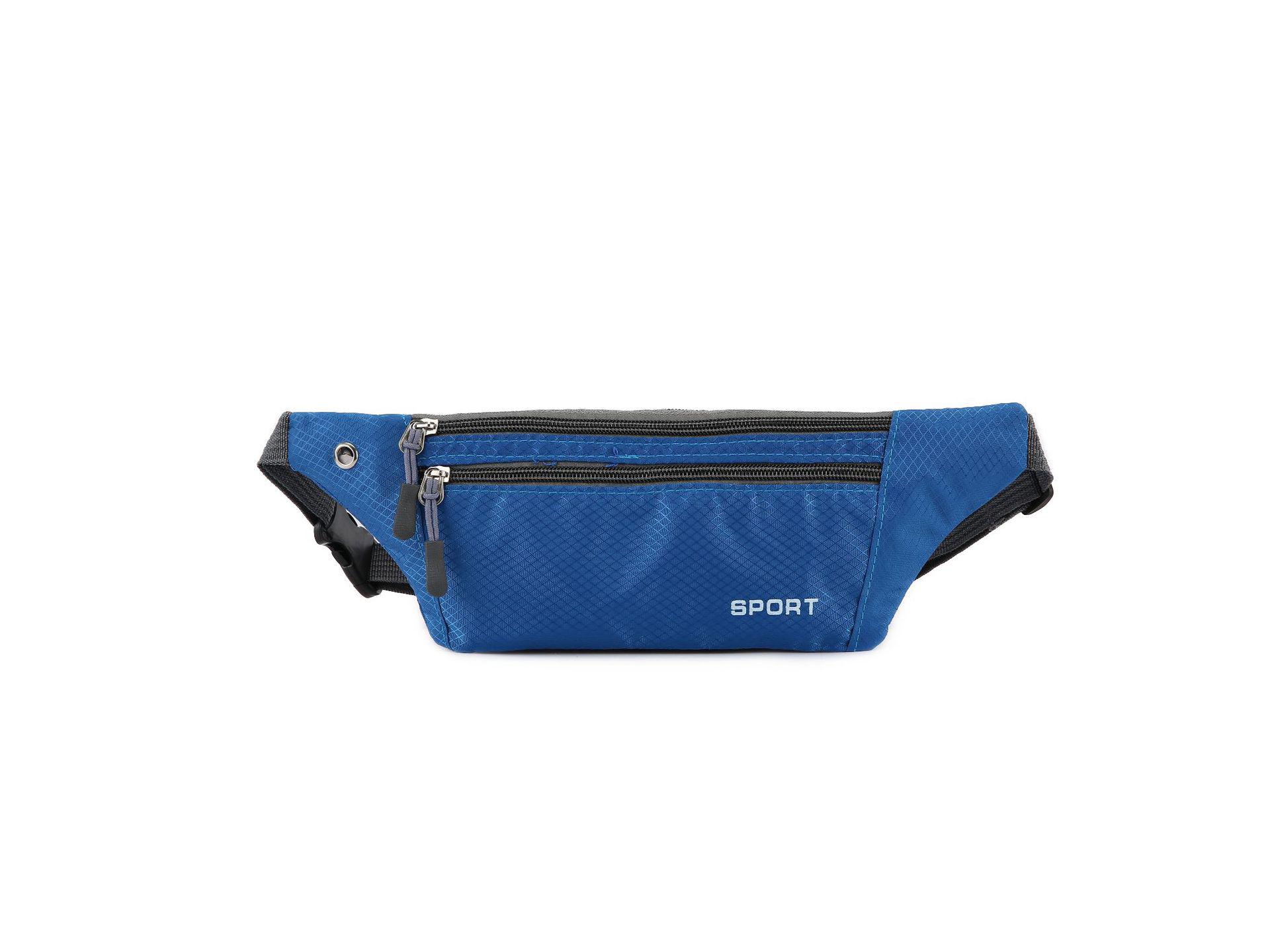 

Плед Кросбоді та Поясна сумка: Модний компаньйон для бігу та спорту синій