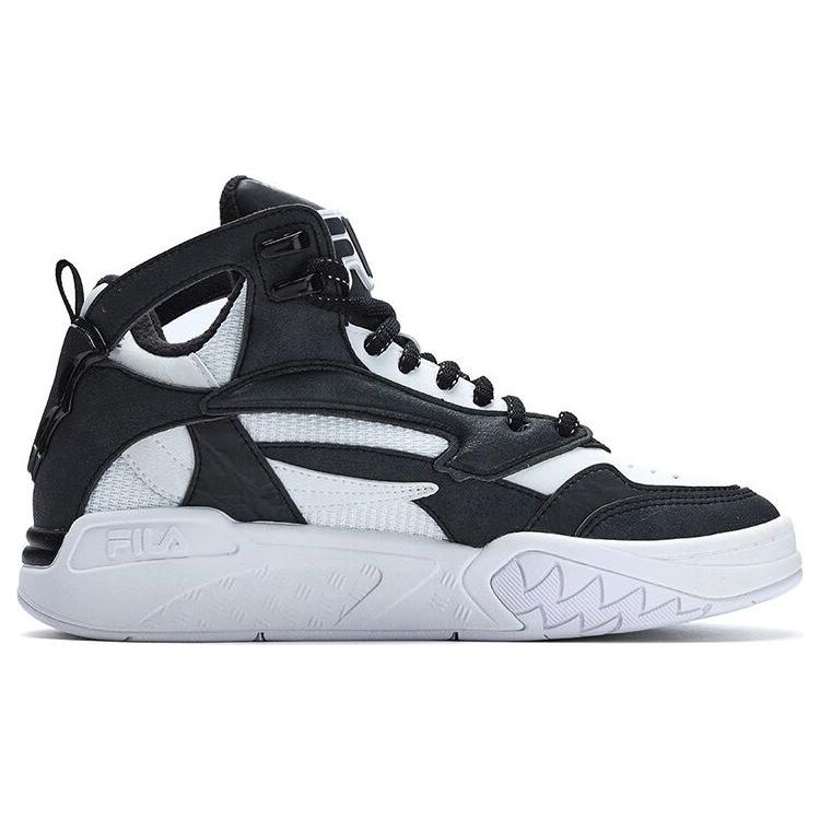 Fila Fusion Desperado Retro Basketball Shoes Women Sneakers Black White T12W243223FWB